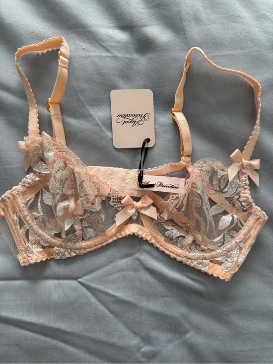 Agent Provocateur Other - NWT Agent Provocateur Sparkle Bra in nude/silver 32B